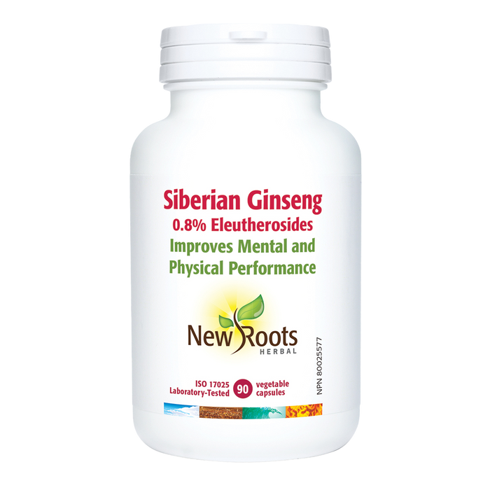 New Roots Siberian Ginseng 90 Veggie Caps