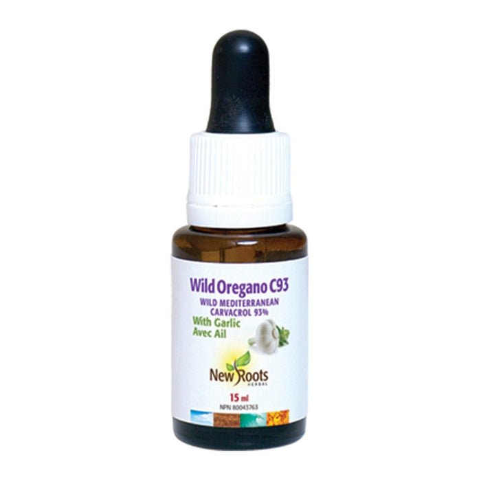 New Roots Wild Oregano C93 With Garlic 15mL