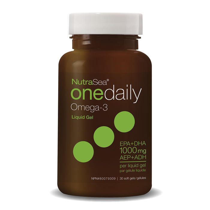 NutraSea Omega-3 One Daily Liquid Gels 30 Softgels