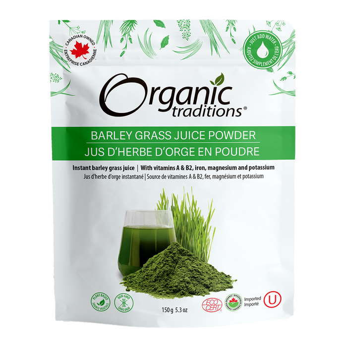 Organic Traditions Barley Grass Juice Powder 150g