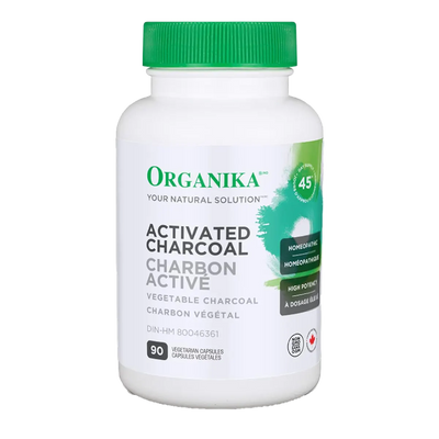 Organika Activated Charcoal 90 Veggie Caps