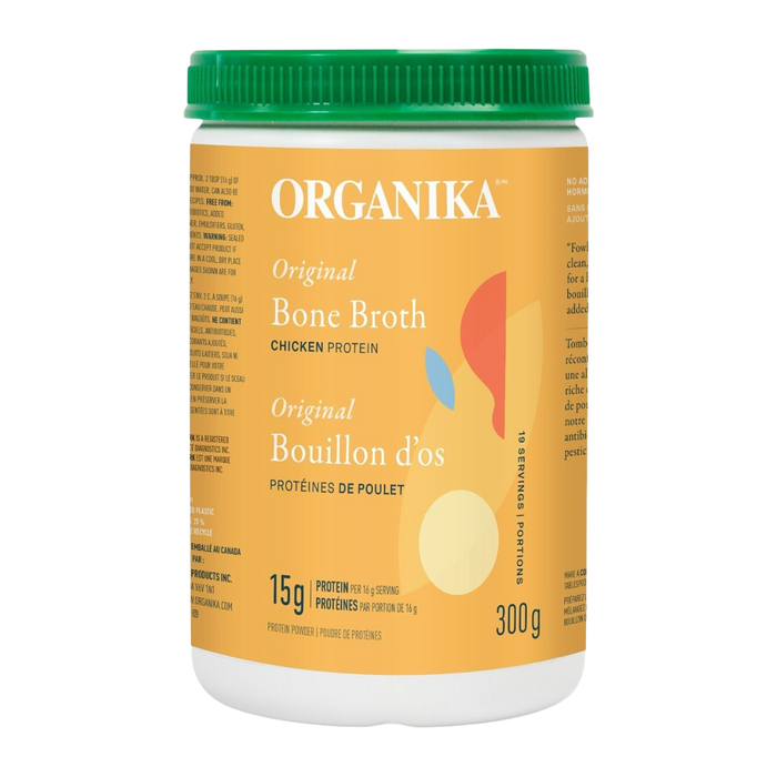 Organika Bone Broth Chicken Protein Powder Original 300g