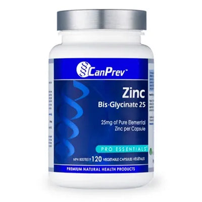 CanPrev Zinc Bis-Glycinate 25 120 v-caps