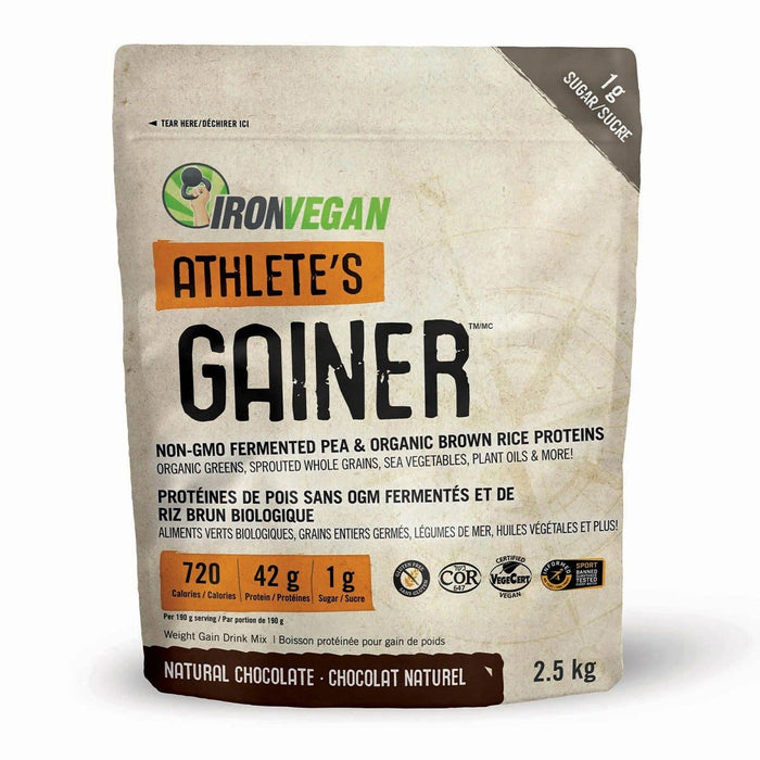 Iron Vegan Athlete’s Gainer Natural Chocolate 2.5kg