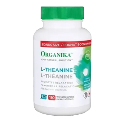 Organika L-Theanine 225mg 90 Veggie Caps