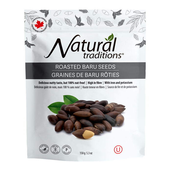 Natural Traditions Roasted Baru Seeds 150g