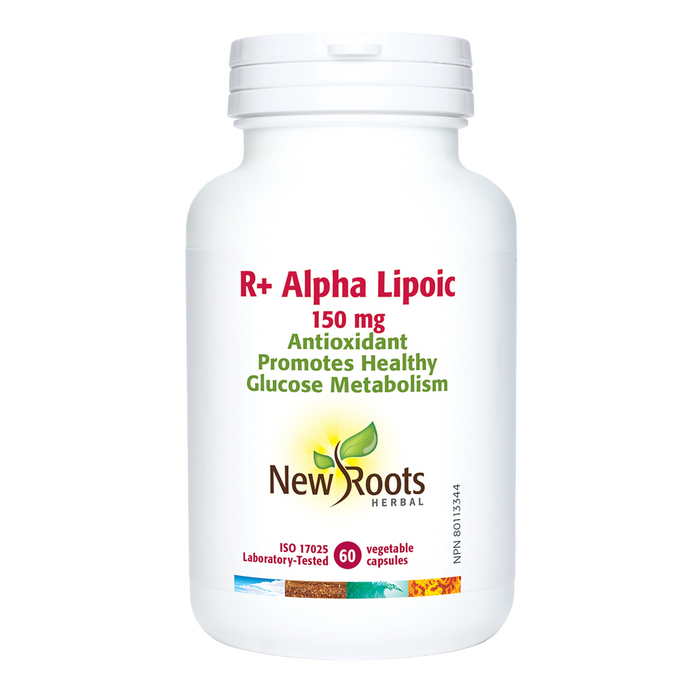 New Roots R+ Alpha Lipoic Acid 150mg 60 Veggie Caps