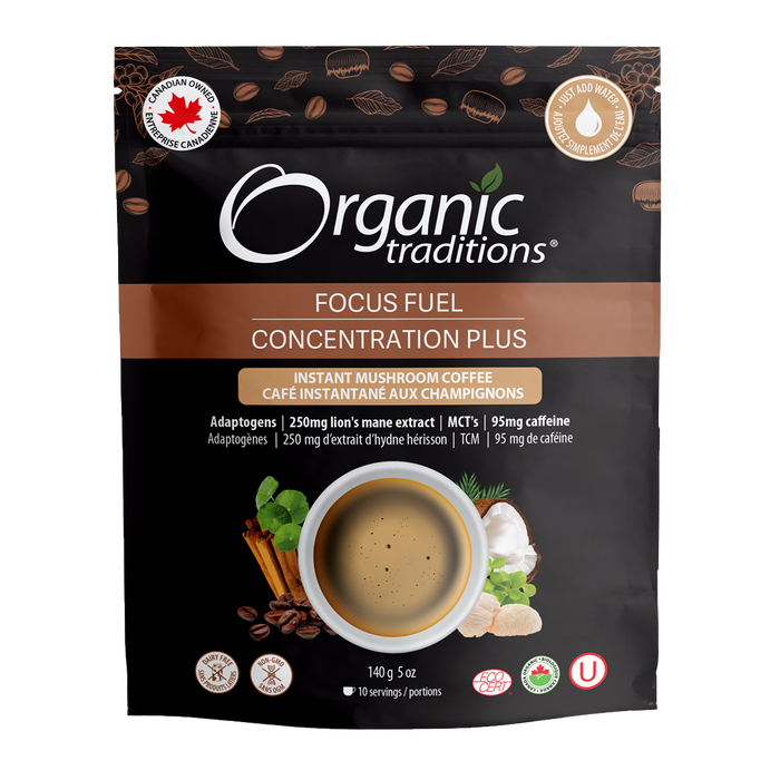 Organic Traditions Focus Fuel Coffee 140g