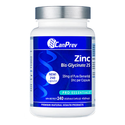 CanPrev Zinc Bis-Glycinate 25 240 v-caps