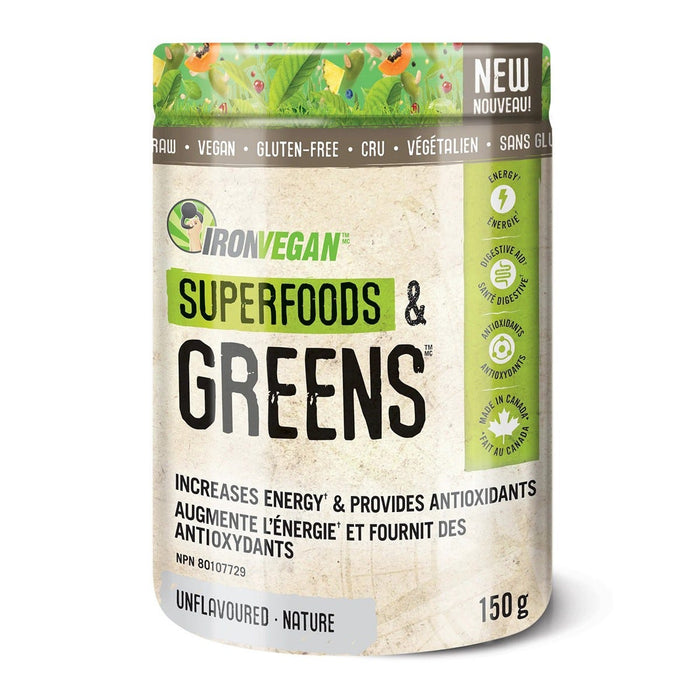 Iron Vegan Superfoods & Greens Unflavoured 150g