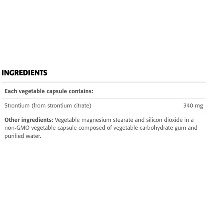 New Roots Strontium Strong 340mg 120 Veggie Caps