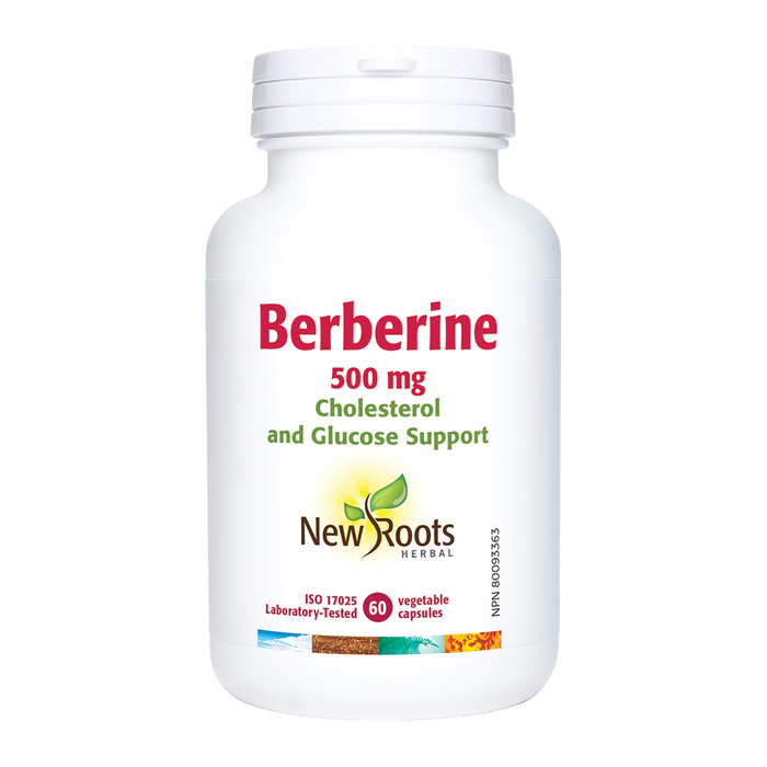 New Roots Berberine 500mg 60 Veggie Caps