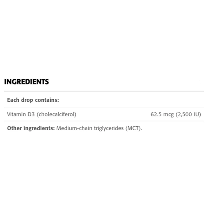 New Roots Vitamin D3 2500 IU 30mL