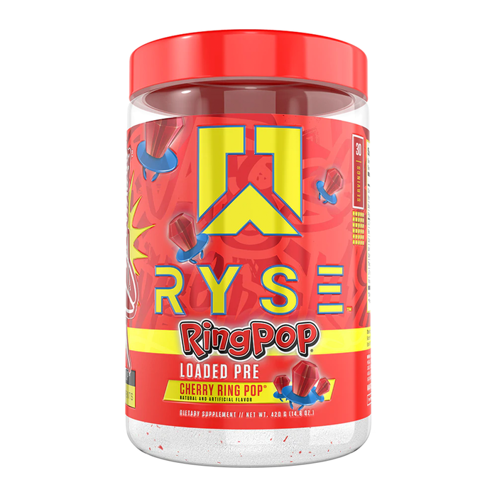 RYSE Loaded Pre Cherry Ring Pop 30 Servings