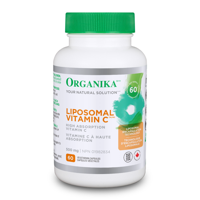 Organika Liposomal Vitamin C 500mg 60 Veggie Caps