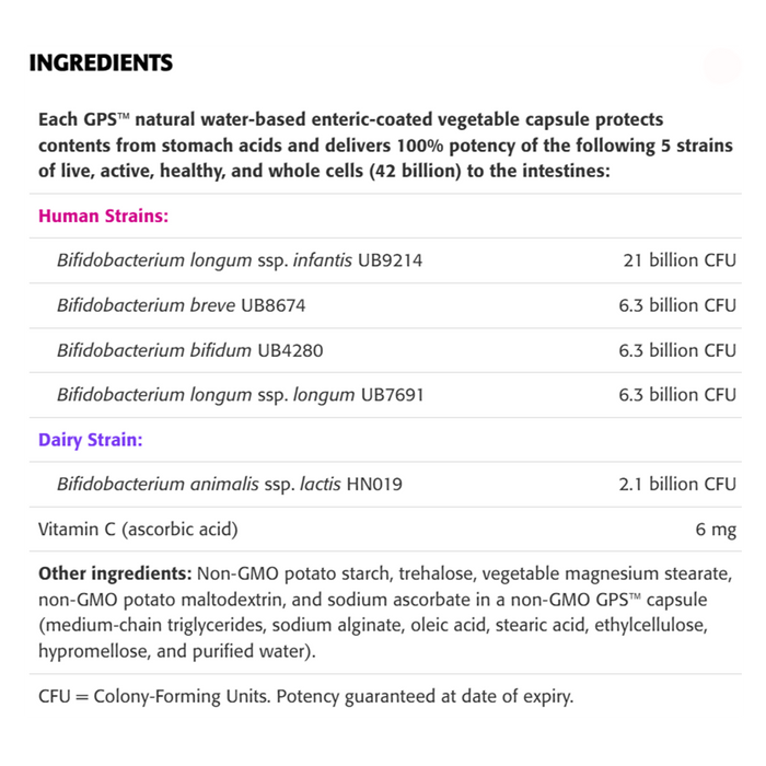 New Roots Bifido Builder 42 Billion+ 30 Veggie Caps