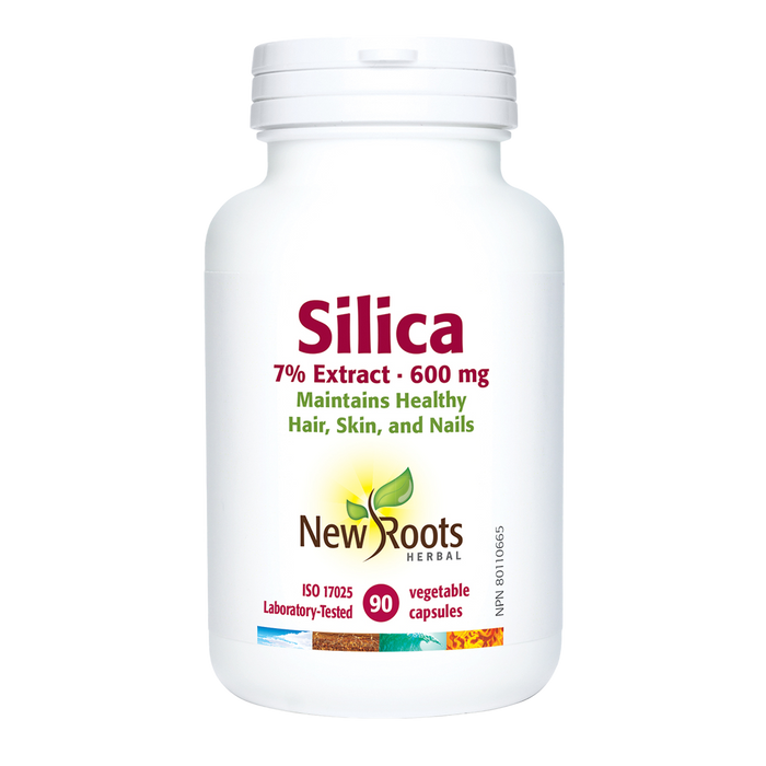 New Roots Silica 7% Extract 600mg 90 Veggie Caps