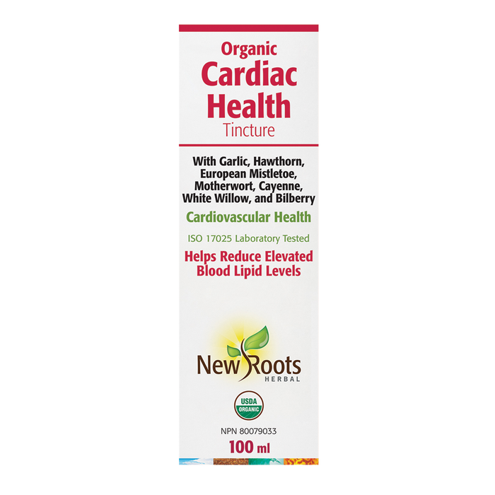 New Roots Organic Cardiac Health Tincture 100mL