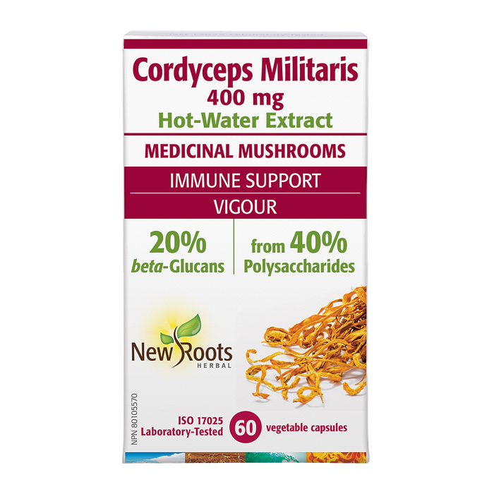 New Roots Cordyceps Militaris Extract 60 Veggie Caps