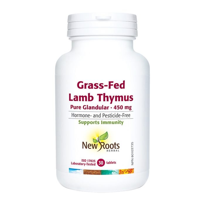 New Roots Grass-Fed Lamb Thymus 30 Tablets