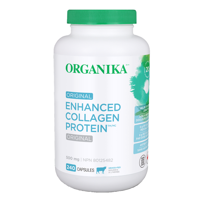 Organika Enhanced Collagen Protein Original 240 Capsules