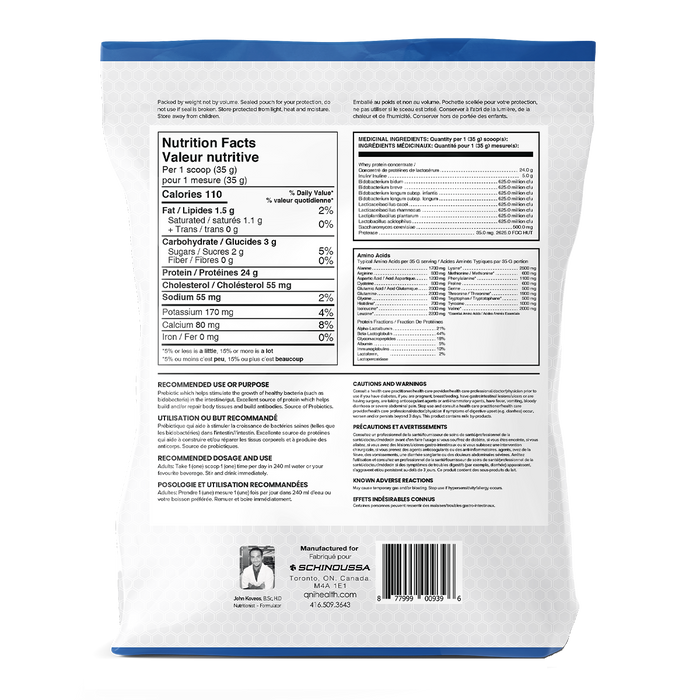 Schinoussa Probiotic Whey Concentrate Natural 910g