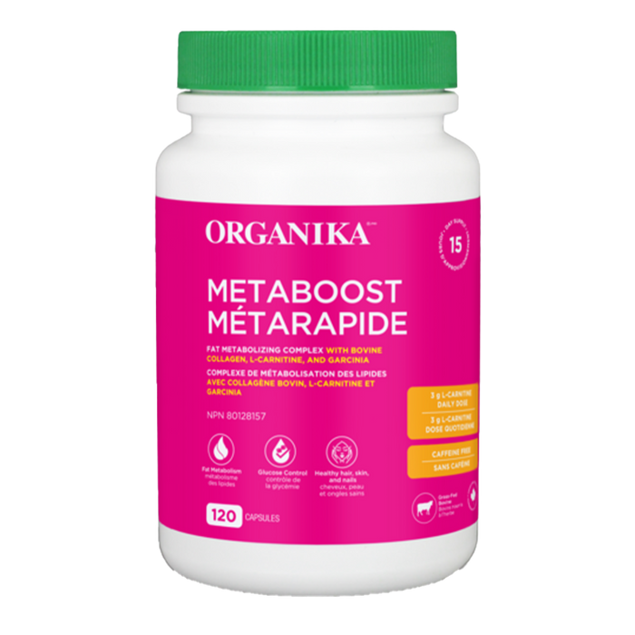 Organika Metaboost 120 Capsules