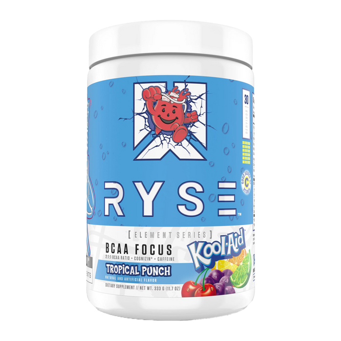 RYSE BCAA Focus Kool-Aid Tropical Punch 30 Servings