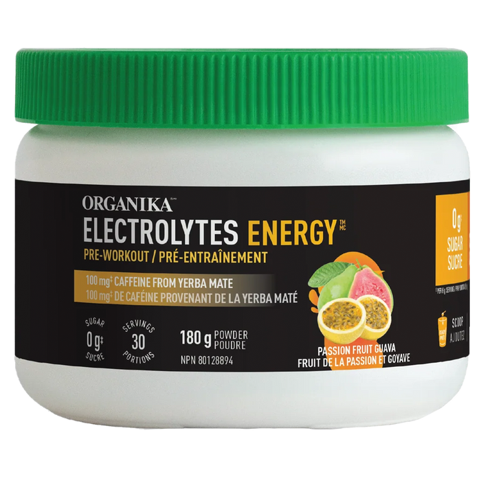 Organika Electrolytes Energy Passion Fruit Guava 30 Servings