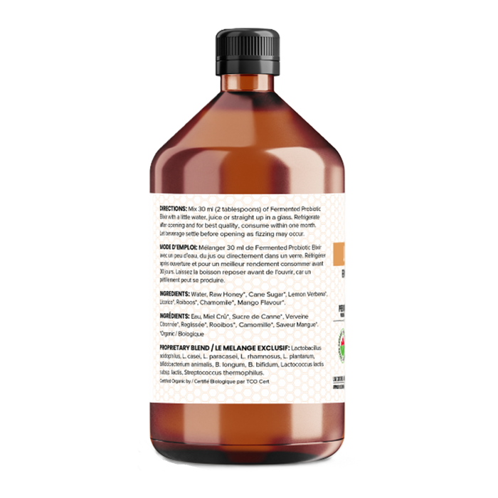 Schinoussa Live Probiotics Elixir Mango Honey 480mL