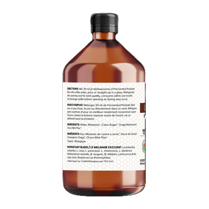Schinoussa Live Probiotics Elixir Choco Chaga 480mL