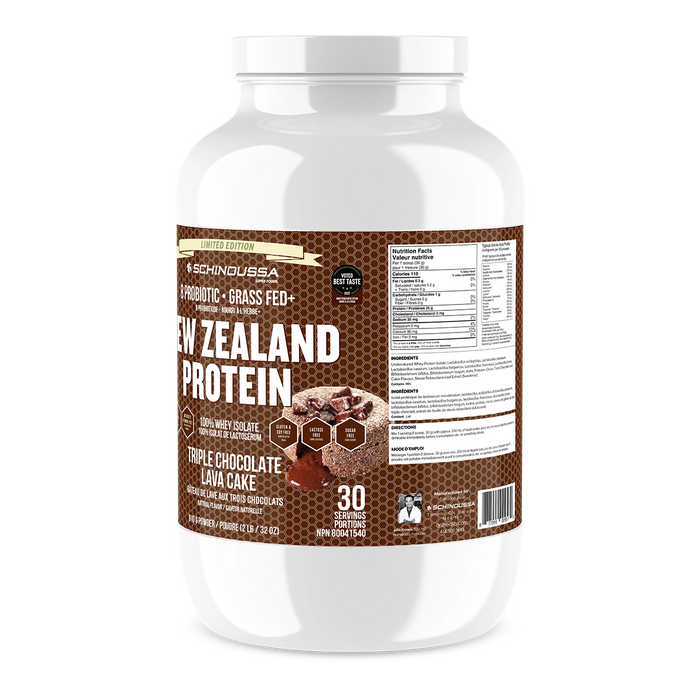 Schinoussa Probiotic Whey Isolate Triple Chocolate Lava Cake 910g