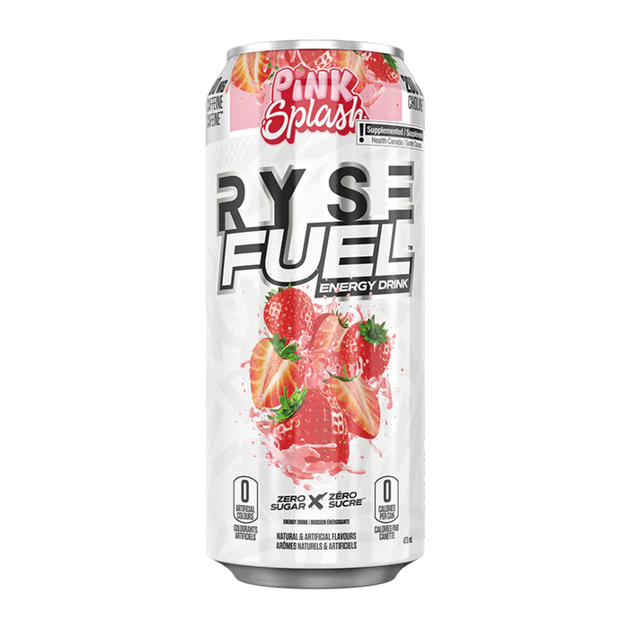 RYSE Fuel Energy Drink Pink Splash 473mL