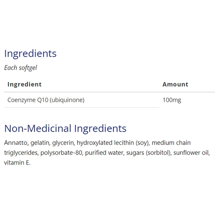 CanPrev CoQ10 M.R.B. 100mg 60 Softgels