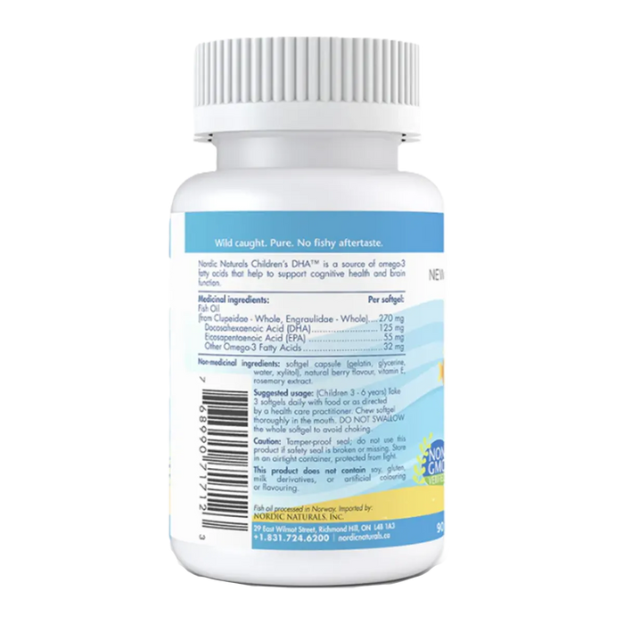 Nordic Naturals Children's DHA Xtra 90 Softgels