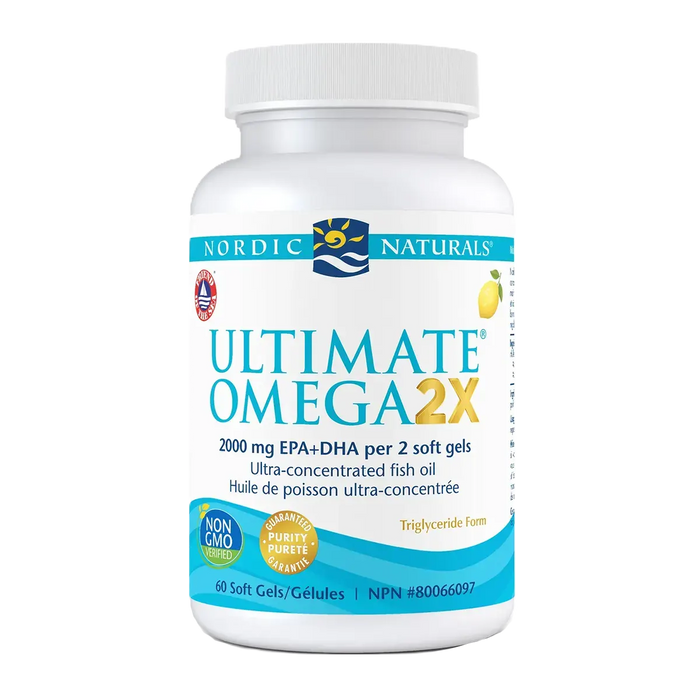 Nordic Naturals Ultimate Omega 2X 60 Softgels