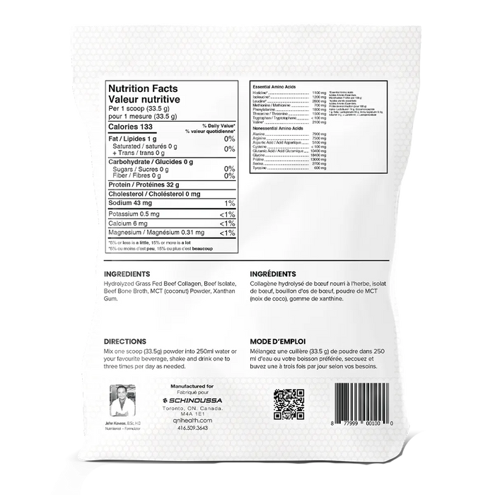 Schinoussa Beef Protein Unflavoured 910g