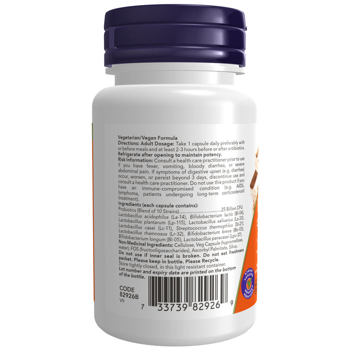 Now Probiotic-10 50 Billion 50 Veggie Caps