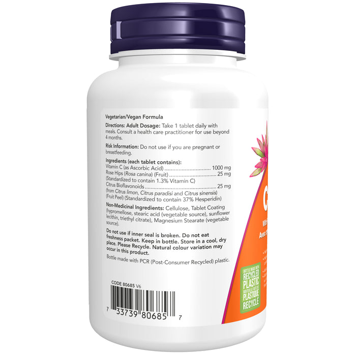 Now Vitamin C-1000 100 Tablets