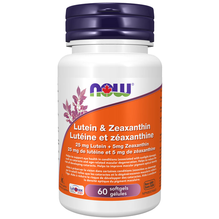 NOW Lutein & Zeaxanthin 60 Softgels