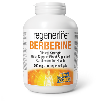 Natural Factors Berberine 500 mg 90 Liquid Softgels