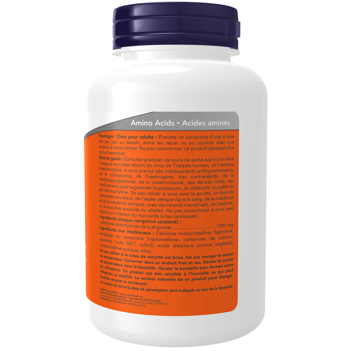 NOW L-Arginine 1000 mg 120 Tablets