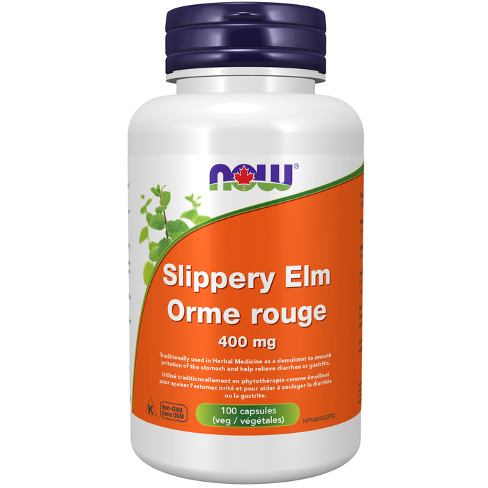 Now Slippery Elm 400mg 100 Veggie Caps