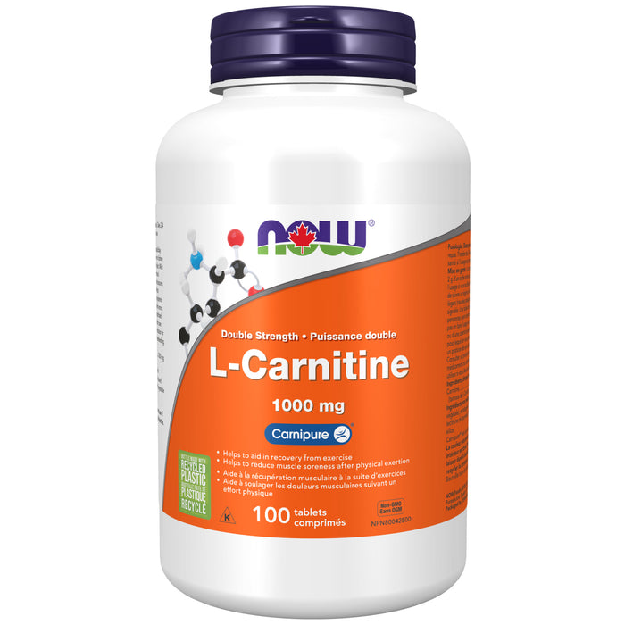 NOW L-Carnitine 1000 mg 100 Tablets