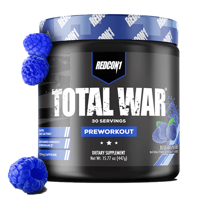 Redcon1 Total War Blue Raspberry 30 Servings