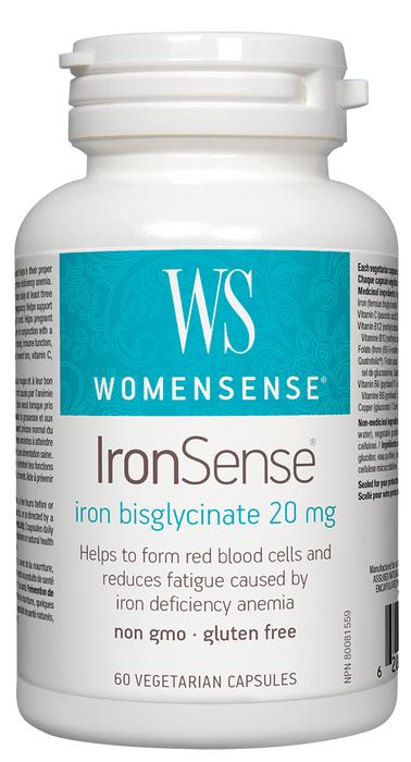 WomenSense IronSense 20 mg 60 Vegetarian Capsules