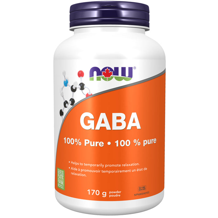 NOW GABA Powder 100% Pure 170g