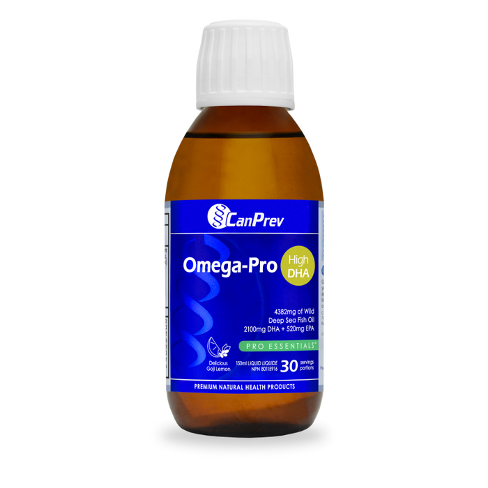 CanPrev Omega-Pro High DHA 150mL Delicious Goji Lemon