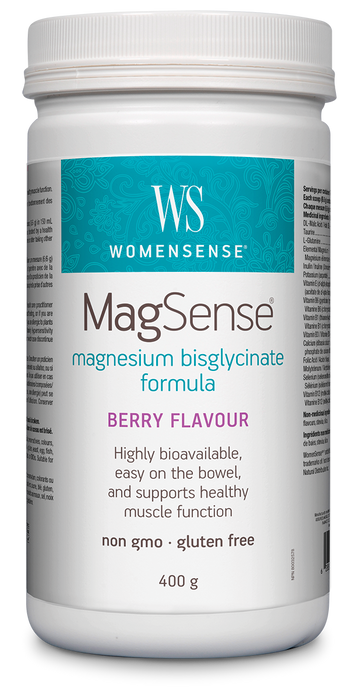 WomenSense MagSense magnesium bisglycinate formula 400 g Powder Berry Flavour