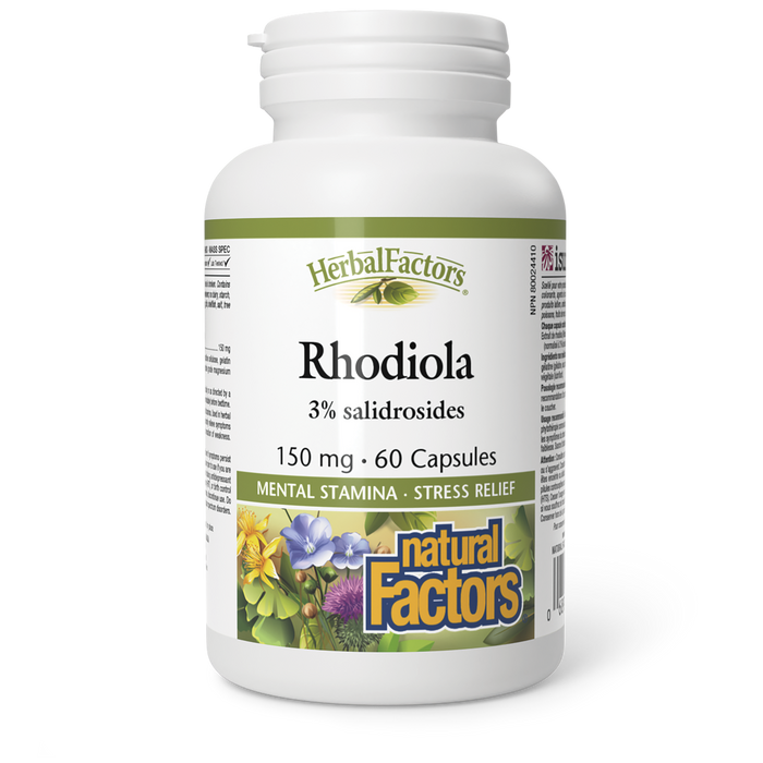 Natural Factors Rhodiola 150 mg 60 Capsules